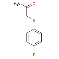 2968-13-0 (4-FLUOROPHENYLTHIO)ACETONE chemical structure