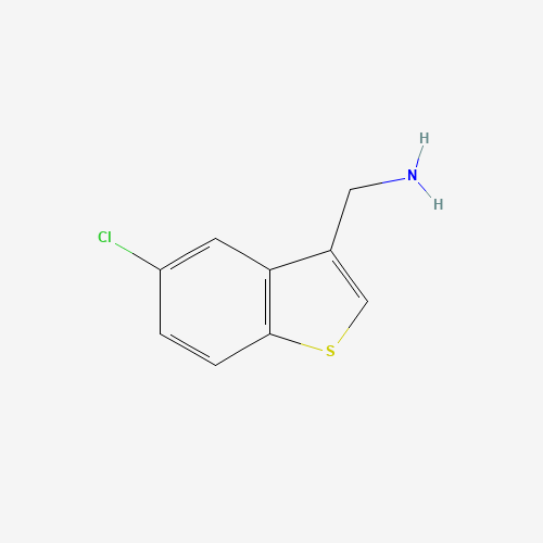 71625-90-6 (5-CHLORO-1-BENZOTHIOPHEN-3-YL)METHYLAMINE chemical structure