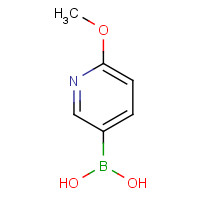 163105-89-3 2-Methoxy-5-pyridineboronic acid chemical structure