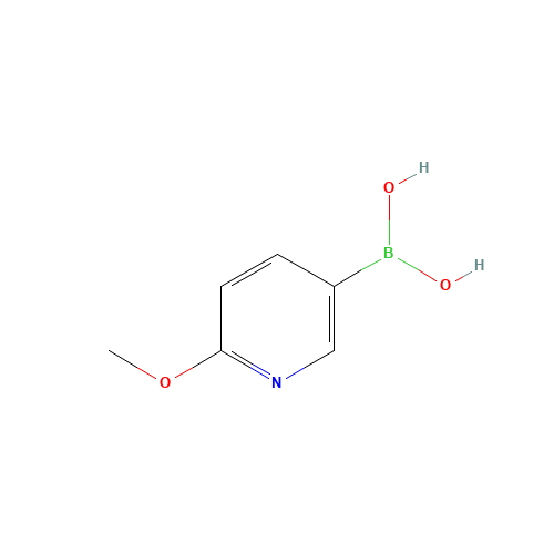 163105-89-3 2-Methoxy-5-pyridineboronic acid chemical structure
