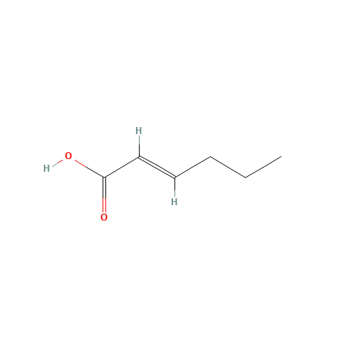 13419-69-7 trans-2-Hexenoic acid chemical structure