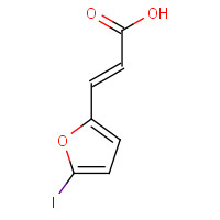 64186-22-7 (E)-3-(5-IODO-2-FURYL)PROP-2-ENOIC ACID chemical structure