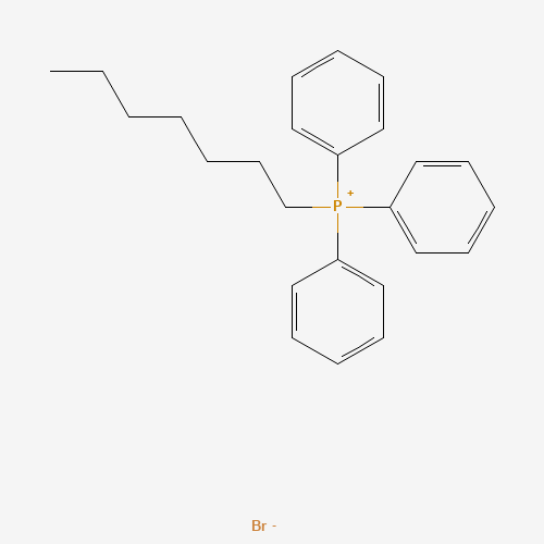 13423-48-8 N-HEPTYLTRIPHENYLPHOSPHONIUM BROMIDE chemical structure