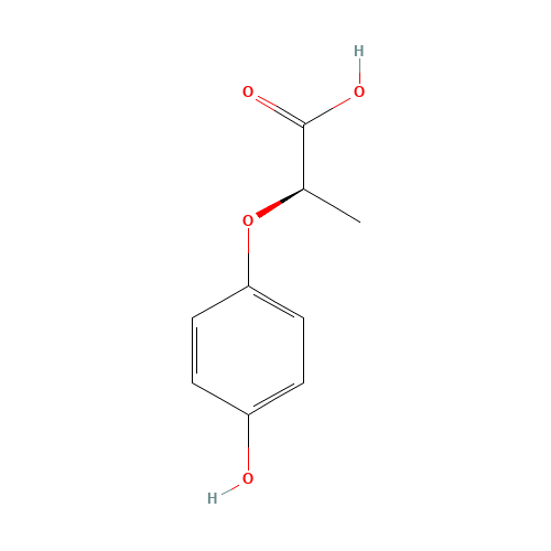 94050-90-5 (R)-(+)-2-(4-Hydroxyphenoxy)propionic acid chemical structure