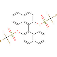 126613-06-7 (R)-(-)-1,1'-Binaphthol-2,2'-bis(trifluoromethanesulfonate) chemical structure