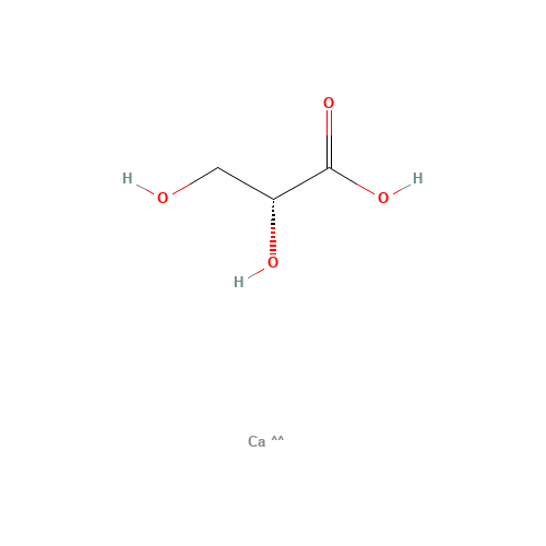 14028-62-7 D(+)GLYCERIC ACID HEMICALCIUM SALT chemical structure