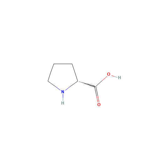 344-25-2 D-Pyrrolidine-2-carboxylic acid chemical structure