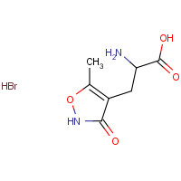 118896-96-1 (+/-)-ALPHA-AMINO-3-HYDROXY-5-METHYLISOXAZOLE-4-PROPIONIC ACID HYDROBROMIDE chemical structure