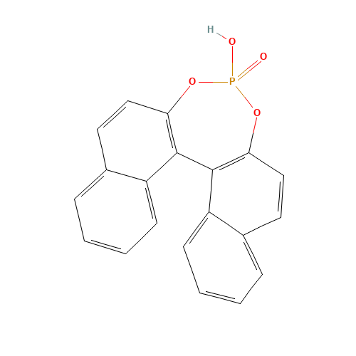 35193-64-7 (S)-(+)-1,1'-Binaphthyl-2,2'-diyl hydrogenphosphate chemical structure