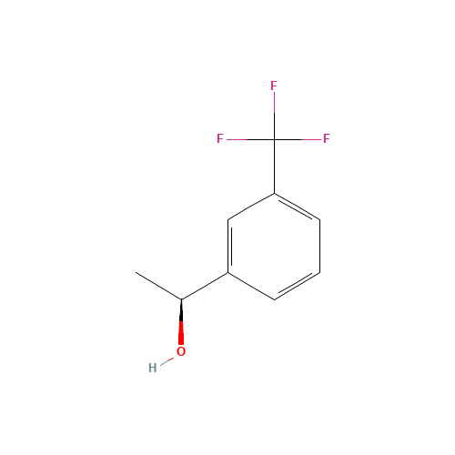 96789-80-9 (S)-1-[3-(TRIFLUOROMETHYL)PHENYL]ETHANOL chemical structure