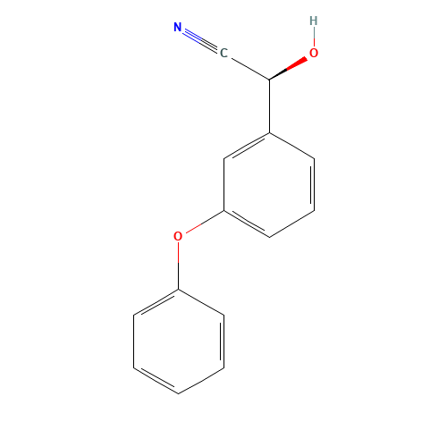 61826-76-4 (S)-3-PHENOXYBENZALDEHYDE CYANOHYDRIN chemical structure
