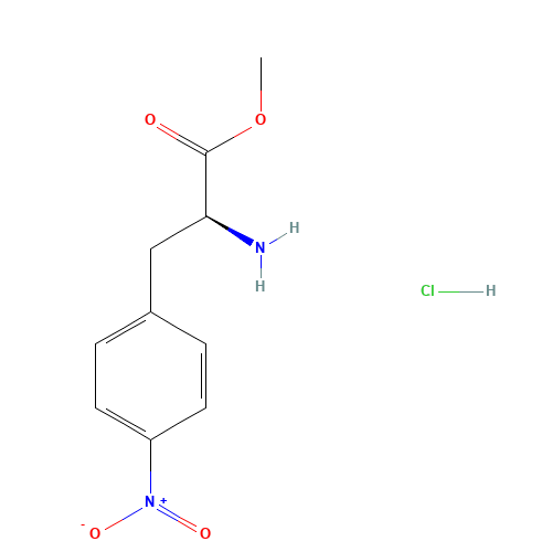 17193-40-7 L-4-Nitrophenylalanine methyl ester hydrochloride chemical structure