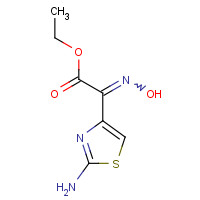 64485-82-1 Ethyl 2-(2-aminothiazole-4-yl)-2-hydroxyiminoacetate chemical structure