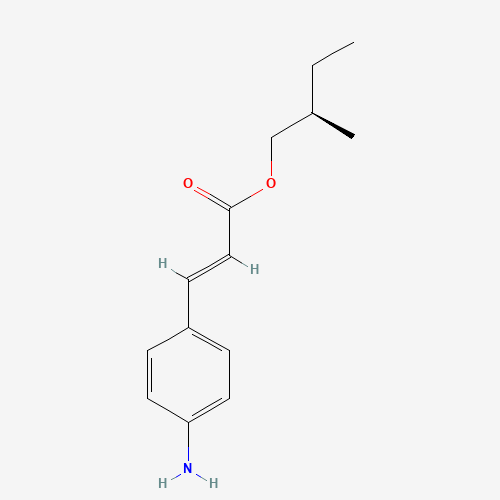 62742-50-1 (+)-2-Methylbutyl p-aminocinnamate chemical structure