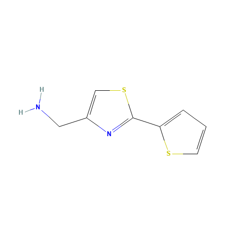 321309-35-7 [2-(2-THIENYL)-1,3-THIAZOL-4-YL]METHYLAMINE chemical structure