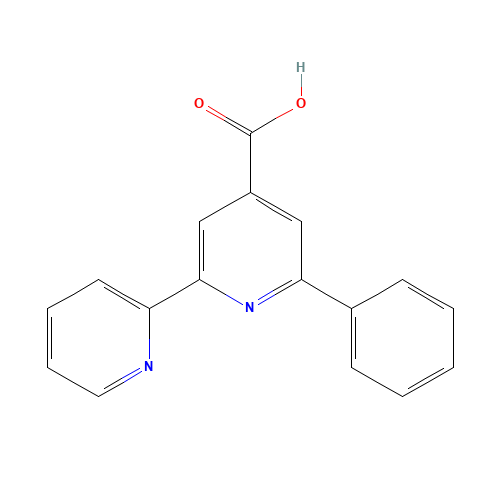 282550-57-6 [6-Phenyl-2,2'-bipyridine]-4-carboxylic acid chemical structure