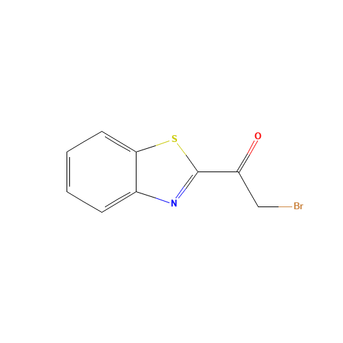 54223-20-0 1-(1,3-Benzothiazol-2-yl)-2-bromo-1-ethanone chemical structure