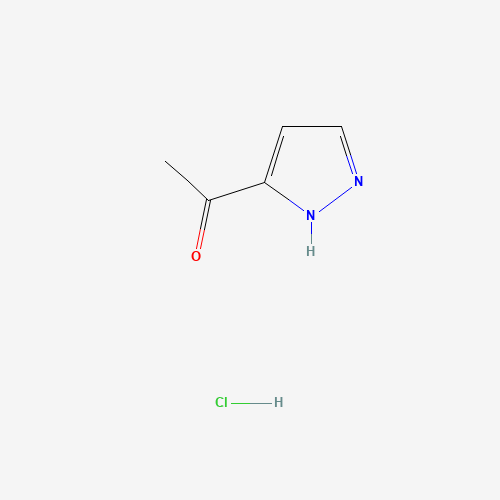 175277-40-4 1-(1H-PYRAZOL-5-YL)ETHAN-1-ONE HYDROCHLORIDE chemical structure