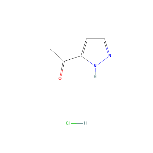 175277-40-4 1-(1H-PYRAZOL-5-YL)ETHAN-1-ONE HYDROCHLORIDE chemical structure