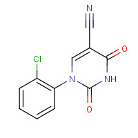 75838-07-2 1-(2-CHLOROPHENYL)-2,4-DIOXO-1,2,3,4-TETRAHYDROPYRIMIDINE-5-CARBONITRILE chemical structure