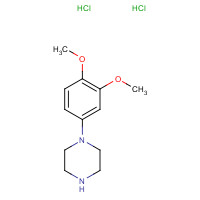 58260-71-2 1-(3,4-Dimethoxyphenyl)-piperazine dihydrochloride chemical structure