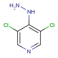 153708-69-1 1-(3,5-DICHLORO-4-PYRIDYL)HYDRAZINE chemical structure