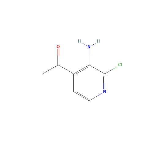 342899-35-8 1-(3-AMINO-2-CHLORO-PYRIDIN-4-YL)-ETHANONE chemical structure