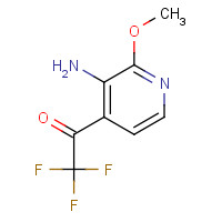 302934-01-6 Ethanone,1-(3-amino-2-methoxy-4-pyridinyl)-2,2,2-trifluoro-(9CI) chemical structure