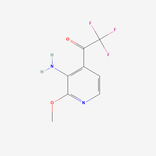 302934-01-6 Ethanone,1-(3-amino-2-methoxy-4-pyridinyl)-2,2,2-trifluoro-(9CI) chemical structure