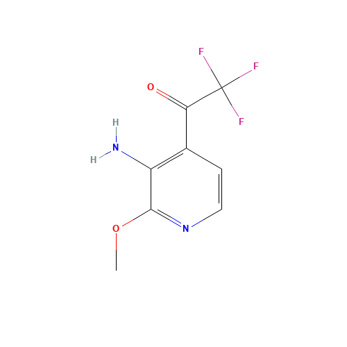 302934-01-6 Ethanone,1-(3-amino-2-methoxy-4-pyridinyl)-2,2,2-trifluoro-(9CI) chemical structure