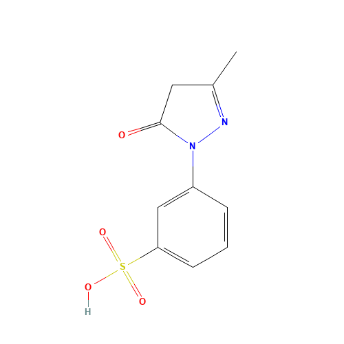 119-17-5 1-(3-Sulfophenyl)-3-methyl-5-pyrazolone chemical structure