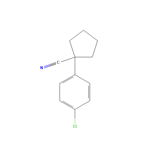64399-26-4 1-(4-Chlorophenyl)-1-cyclopentanecarbonitrile chemical structure