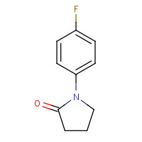 54660-08-1 1-(4-FLUOROPHENYL)-2-PYRROLIDINONE chemical structure