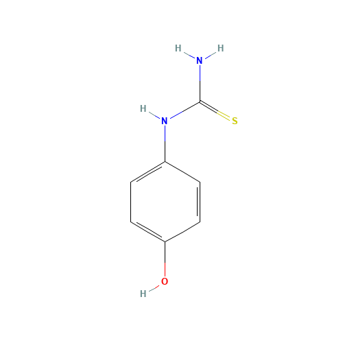 1520-27-0 1-(4-HYDROXYPHENYL)-2-THIOUREA chemical structure