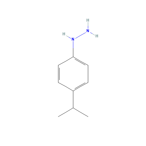 63693-65-2 1-(4-ISOPROPYLPHENYL)HYDRAZINE chemical structure