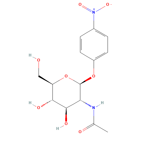 3459-18-5 4-NITROPHENYL-N-ACETYL-BETA-D-GLUCOSAMINIDE chemical structure
