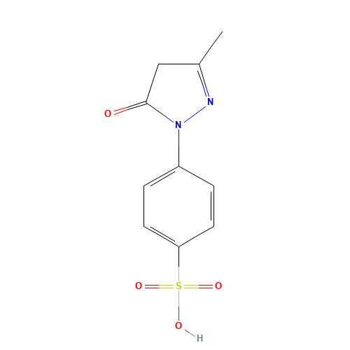 89-36-1 3-Methyl-1-(4-sulfophenyl)-2-pyrazolin-5-one chemical structure