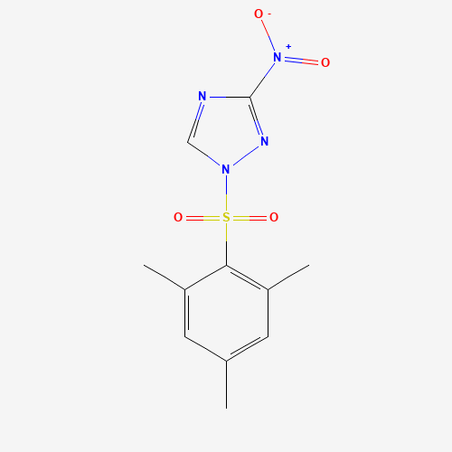 74257-00-4 1-(Mesitylene-2-sulfonyl)-3-nitro-1,2,4-triazole chemical structure