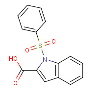 40899-93-2 1-(PHENYLSULFONYL)-1H-INDOLE-2-CARBOXYLIC ACID chemical structure