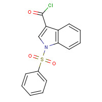 99532-51-1 1-(PHENYLSULFONYL)-1H-INDOLE-3-CARBONYL CHLORIDE chemical structure