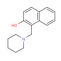 5342-95-0 1-(PIPERIDIN-1-YLMETHYL)-2-NAPHTHOL chemical structure
