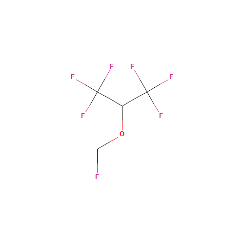 28523-86-6 Sevoflurane chemical structure