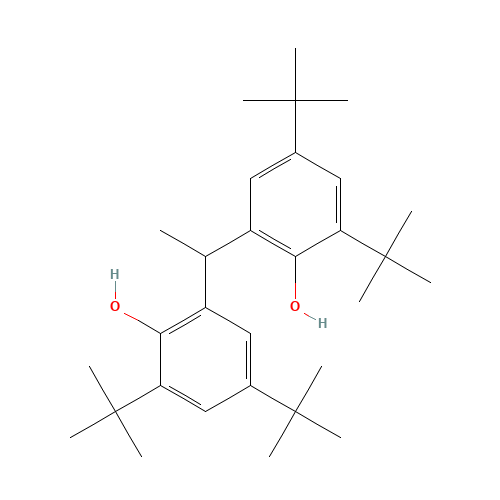 35958-30-6 2,2'-ETHYLIDENEBIS(4,6-DI-TERT-BUTYLPHENOL) chemical structure