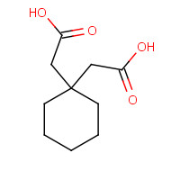 4355-11-7 1,1-Cyclohexanediacetic acid chemical structure