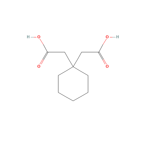 4355-11-7 1,1-Cyclohexanediacetic acid chemical structure