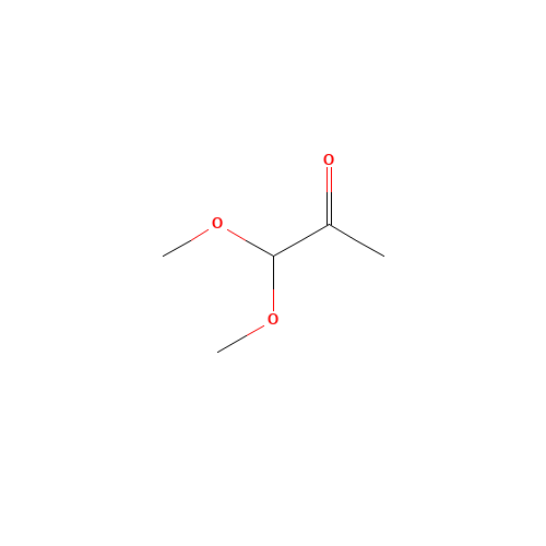 6342-56-9 Methylglyoxal 1,1-dimethyl acetal chemical structure
