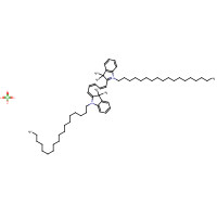 127274-91-3 1,1'-DIOCTADECYL-3,3,3',3'-TETRAMETHYLINDODICARBOCYANINE PERCHLORATE chemical structure