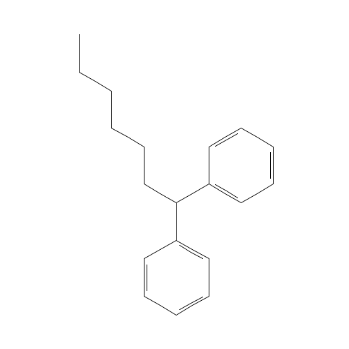 1530-05-8 1,1-DIPHENYLHEPTANE chemical structure
