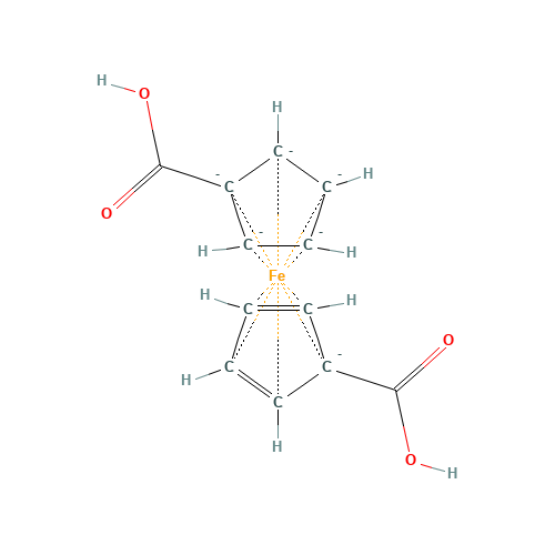 1293-87-4 1,1'-FERROCENEDICARBOXYLIC ACID chemical structure