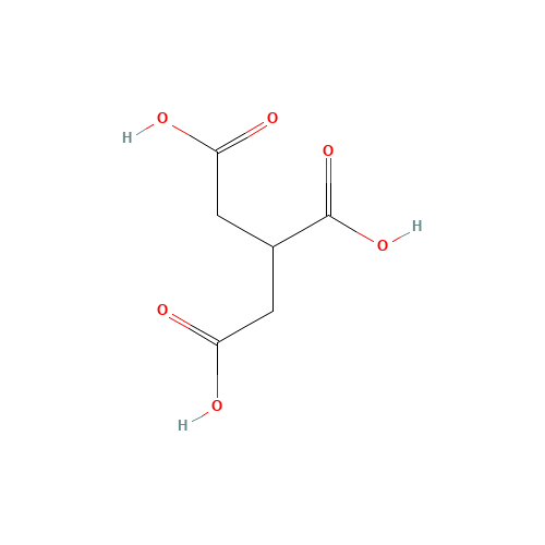 99-14-9 TRICARBALLYLIC ACID chemical structure
